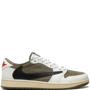 Jordan x Travis Scott Air Jordan 1 "Medium Olive" Sneakers