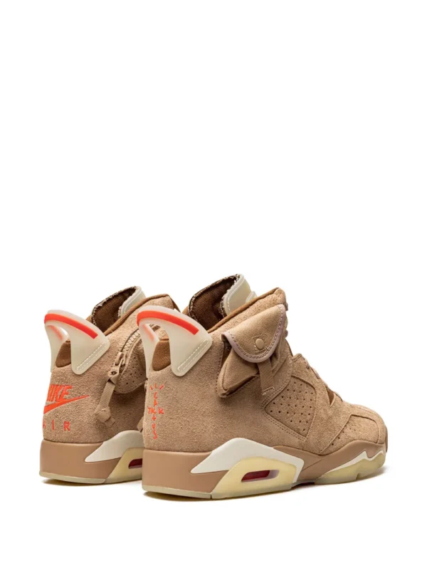 Jordan x Travis Scott Air Jordan 6 Retro SP "British Khaki Promo Sample" Sneakers