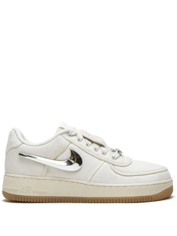 Nike x Travis Scott Air Force 1 Low "Sail" Sneakers